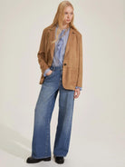 Emme Marella Denim con borchie Adorno Donna Blu - Santangelo
