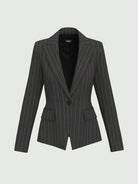 EMME MARELLA Emme Marella Giacca femminile in stuoia Dear Donna Nero bianco Giacca