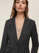 EMME MARELLA Emme Marella Giacca femminile in stuoia Dear Donna Nero bianco Giacca