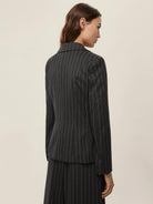 EMME MARELLA Emme Marella Giacca femminile in stuoia Dear Donna Nero bianco Giacca