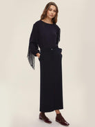EMME MARELLA Emme Marella Gonna a tubino Iuta Donna Blu Gonna