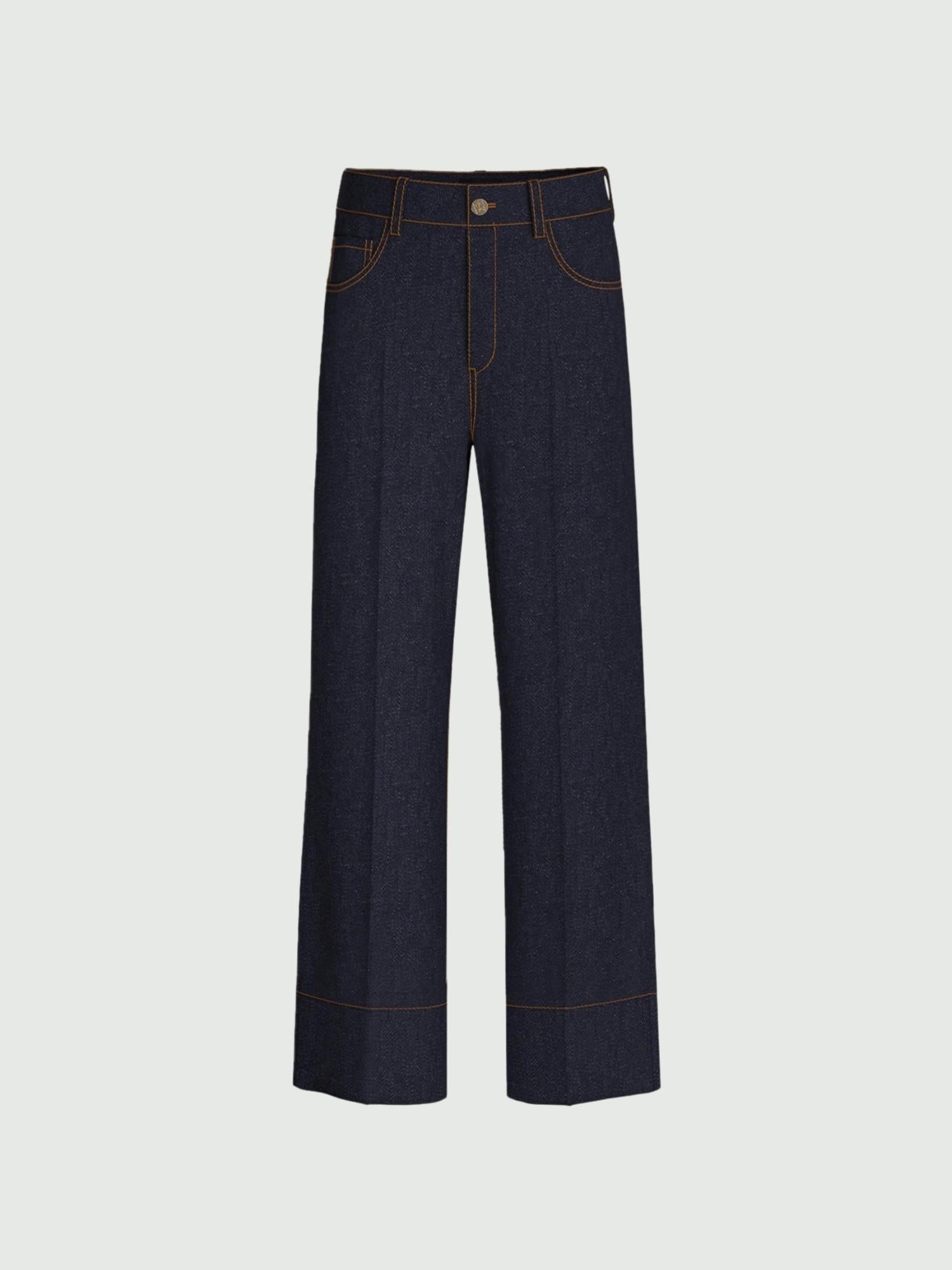 EMME MARELLA Emme Marella Jeans dritto stretch Kentia Donna Blu notte Jeans
