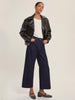 Emme Marella Jeans dritto stretch Kentia Donna Blu notte