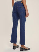 EMME MARELLA Emme Marella Jeans flare aderente cropped Ibisco Donna Blu Jeans