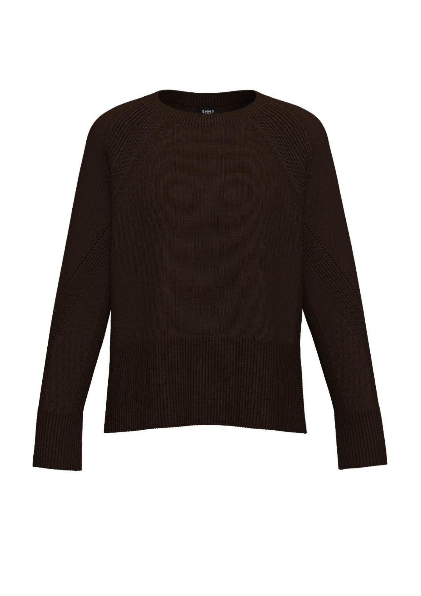 EMME MARELLA Emme Marella Maglia Donna Alaska Marrone Testa di Moro Maglia