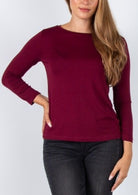 Emme Marella Maglia Donna Polpo Bordeaux - Santangelo