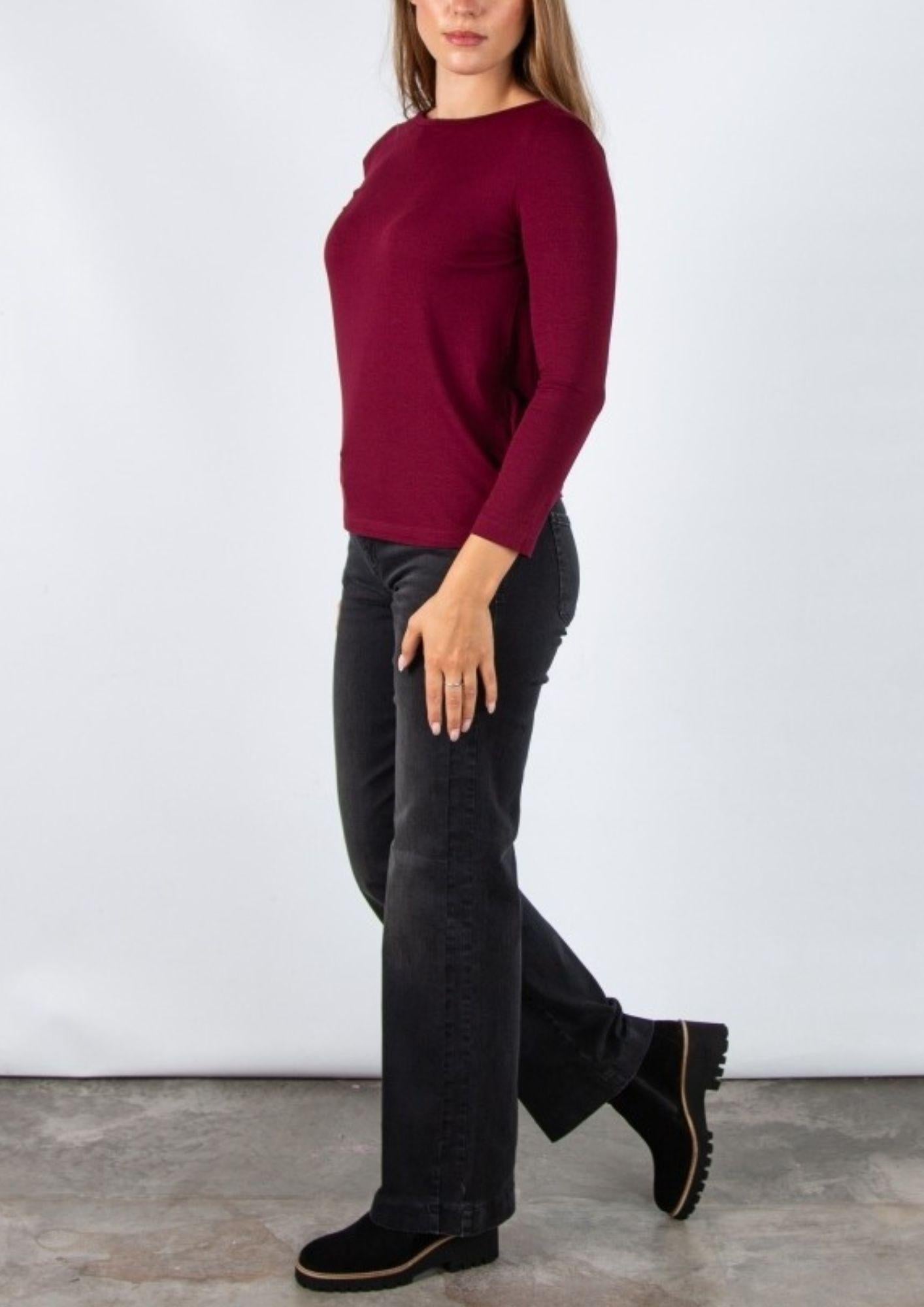 Emme Marella Maglia Donna Polpo Bordeaux - Santangelo