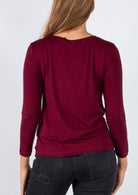 Emme Marella Maglia Donna Polpo Bordeaux - Santangelo