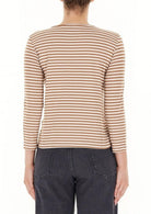 Emme Marella Maglia Donna Polpo Cammello - Santangelo