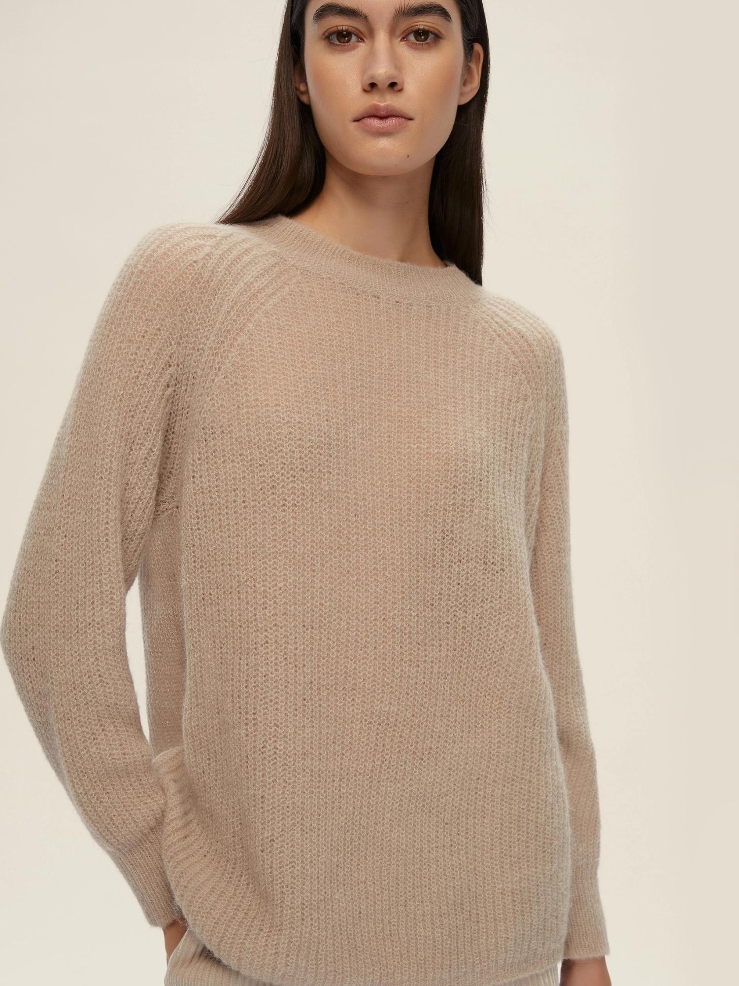 EMME MARELLA Emme Marella Maglia in misto alpaca Doccia Donna Ecru' Maglia