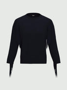 EMME MARELLA Emme Marella Maglia over con frange Falco Donna Blu Maglia