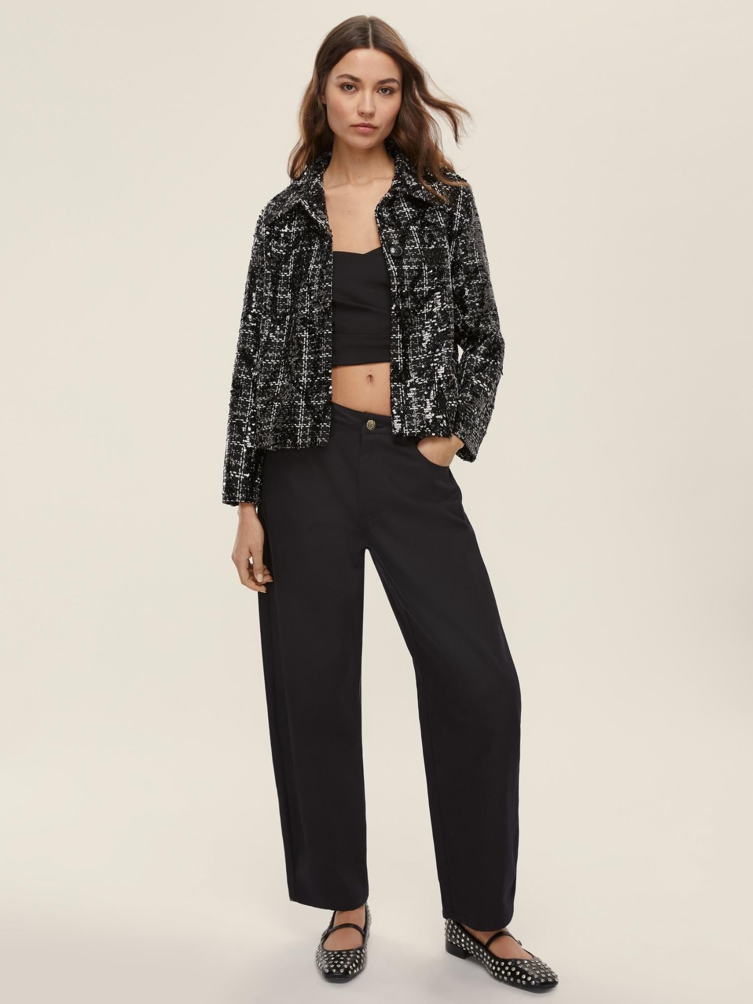Emme Marella Mini bustier in jersey stretch Vagone Donna Nero - Santangelo