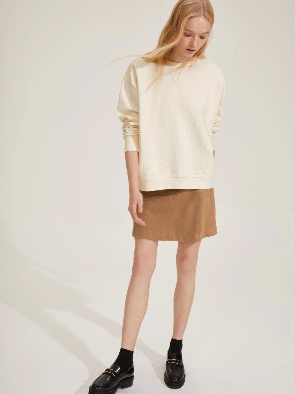 Emme Marella Mini gonna Bolivar Donna Tabacco - Santangelo