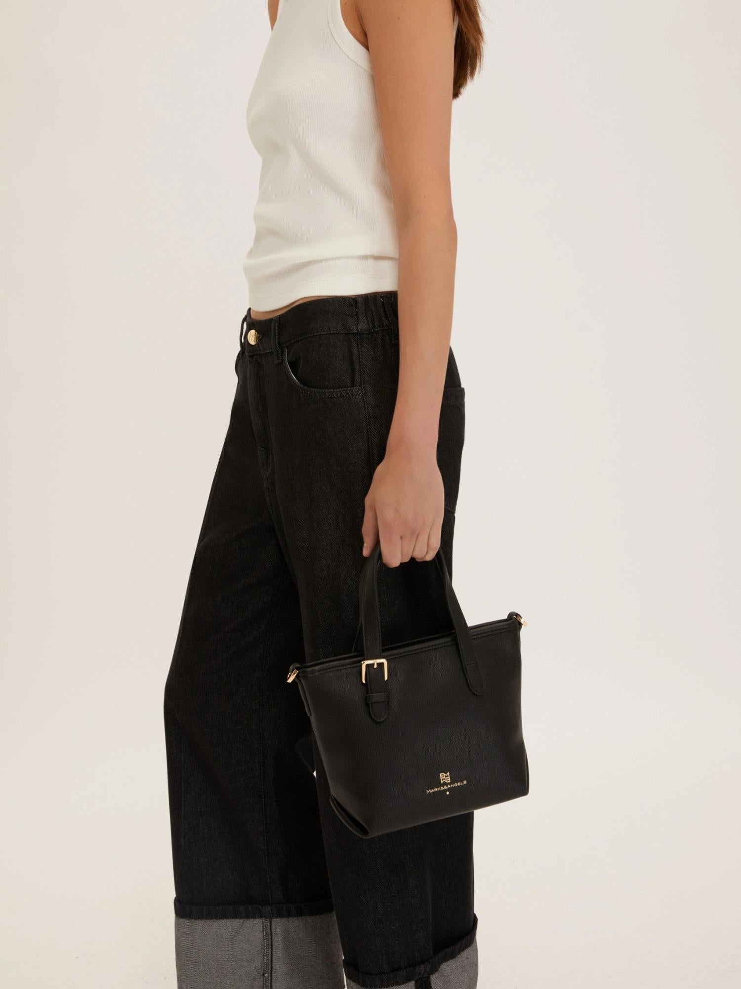 Emme Marella Mini shopper Miniemma Nero - Santangelo