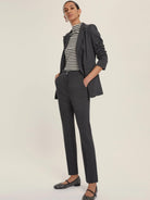 EMME MARELLA Emme Marella Pantalone a sigaretta in jersey Chinos Donna Antracite Pantalone