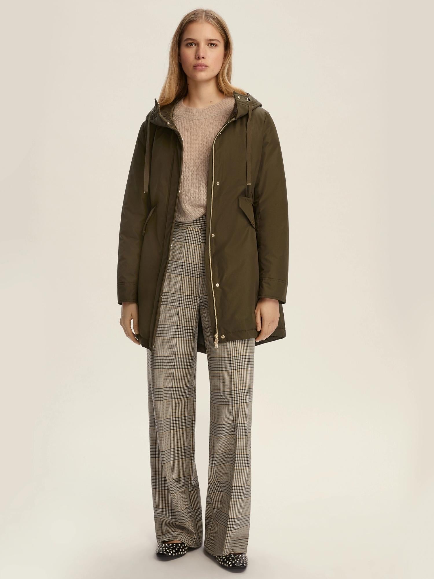 Emme Marella Pantalone con doppia cintura Firenze Donna Verde - Santangelo