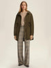 Emme Marella Firenze Women's Green Double Belted Trousers