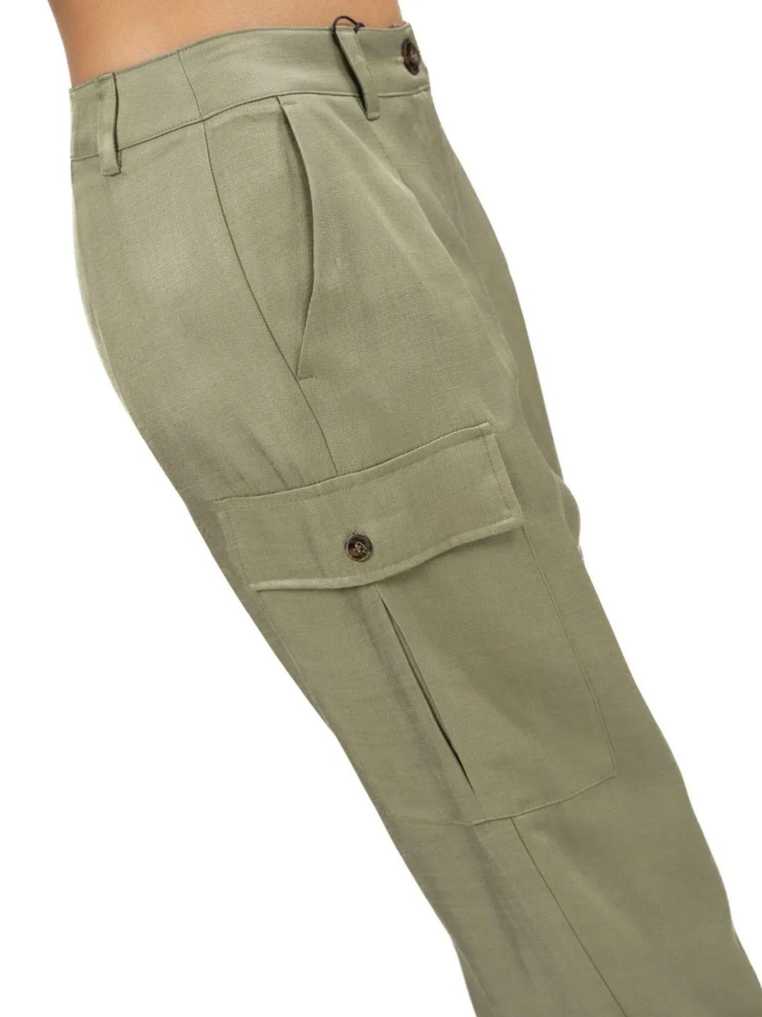 Emme Marella Pantalone Donna Aia Kaki - Santangelo