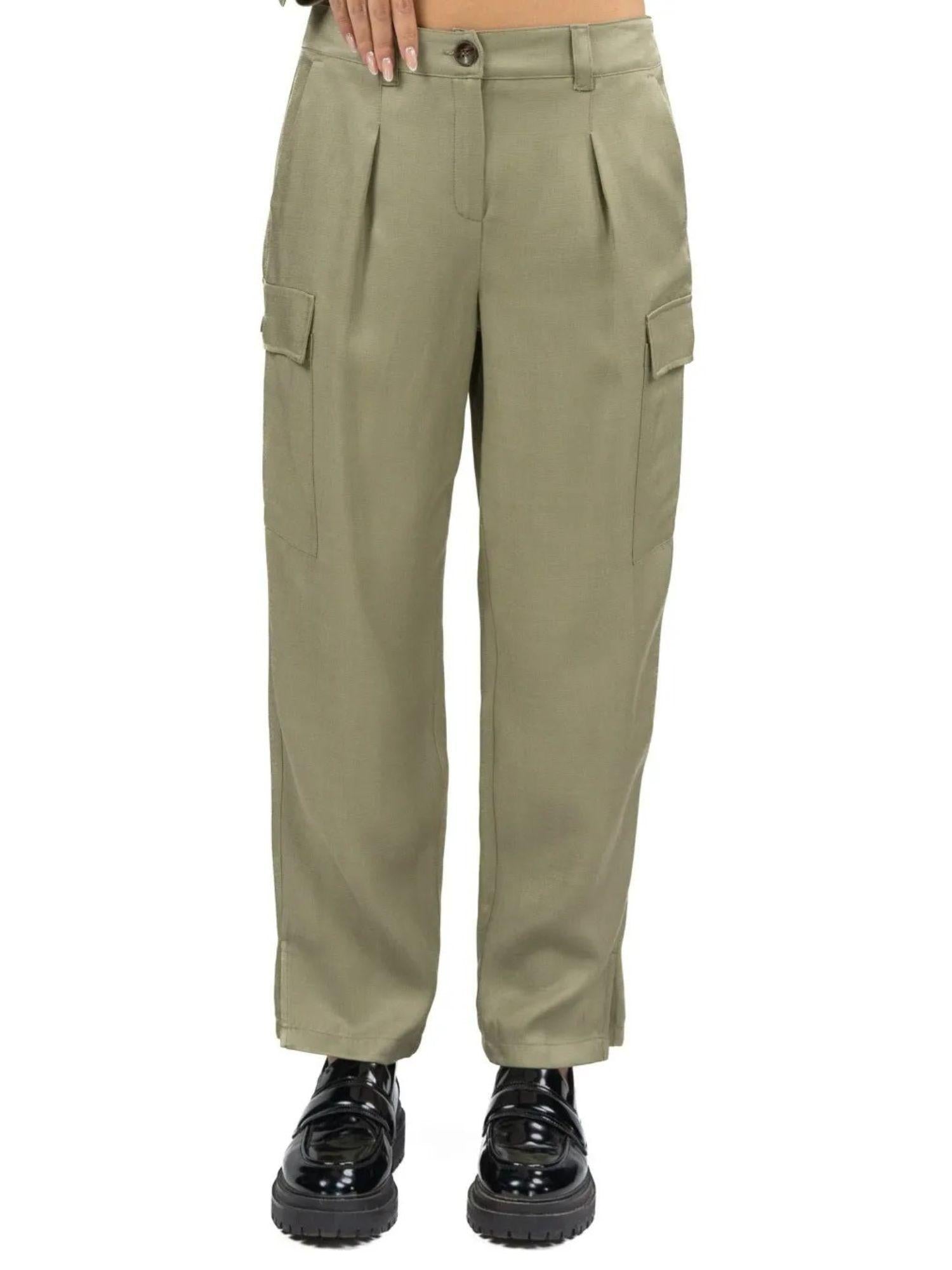 Emme Marella Pantalone Donna Aia Kaki - Santangelo