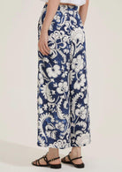 Emme Marella Pantalone Donna Albi Blu Fiore - Santangelo