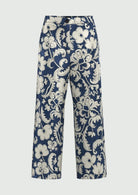 Emme Marella Pantalone Donna Albi Blu Fiore - Santangelo