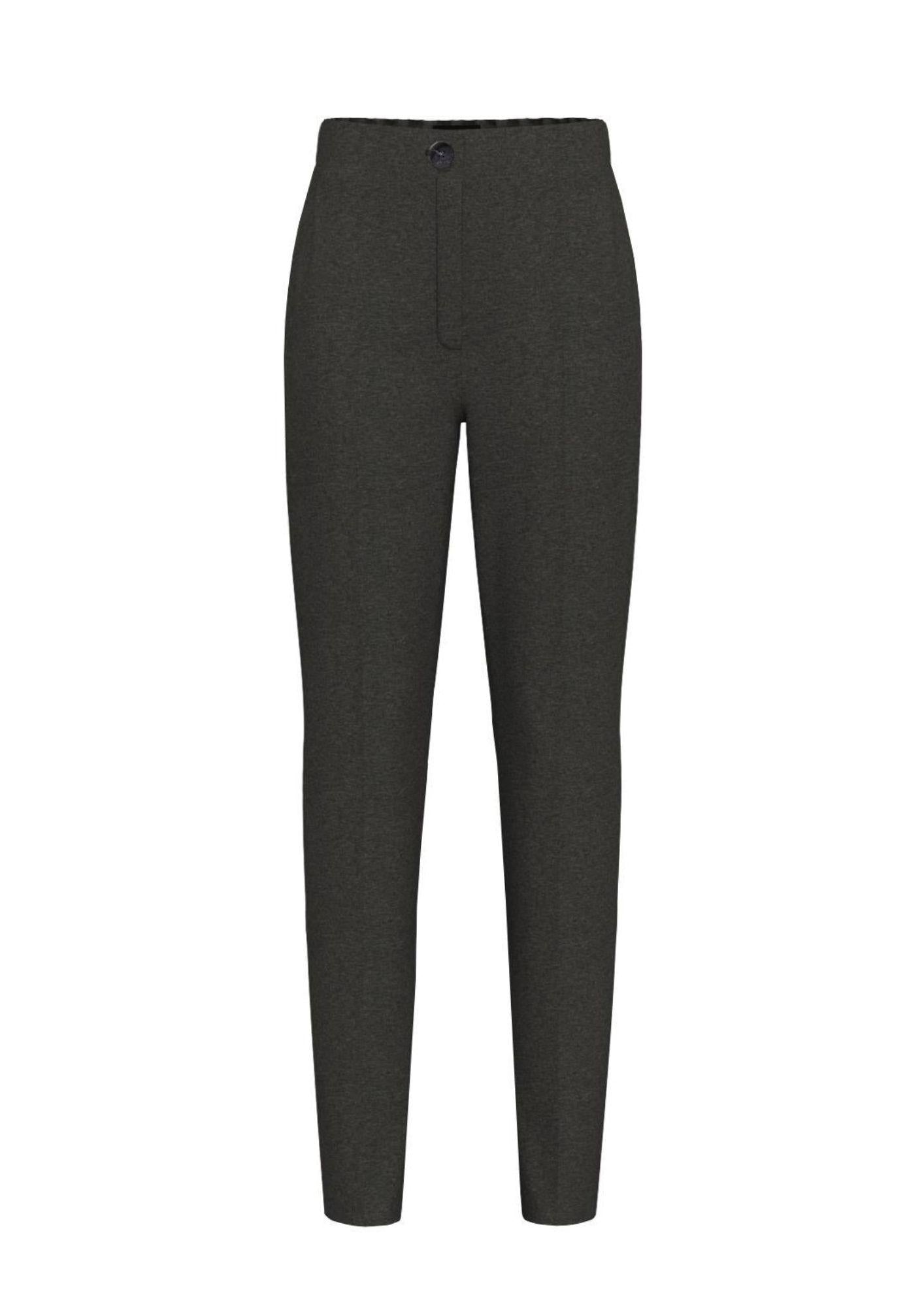 Emme Marella Pantalone Donna Chinos Grigio Antracite - Santangelo