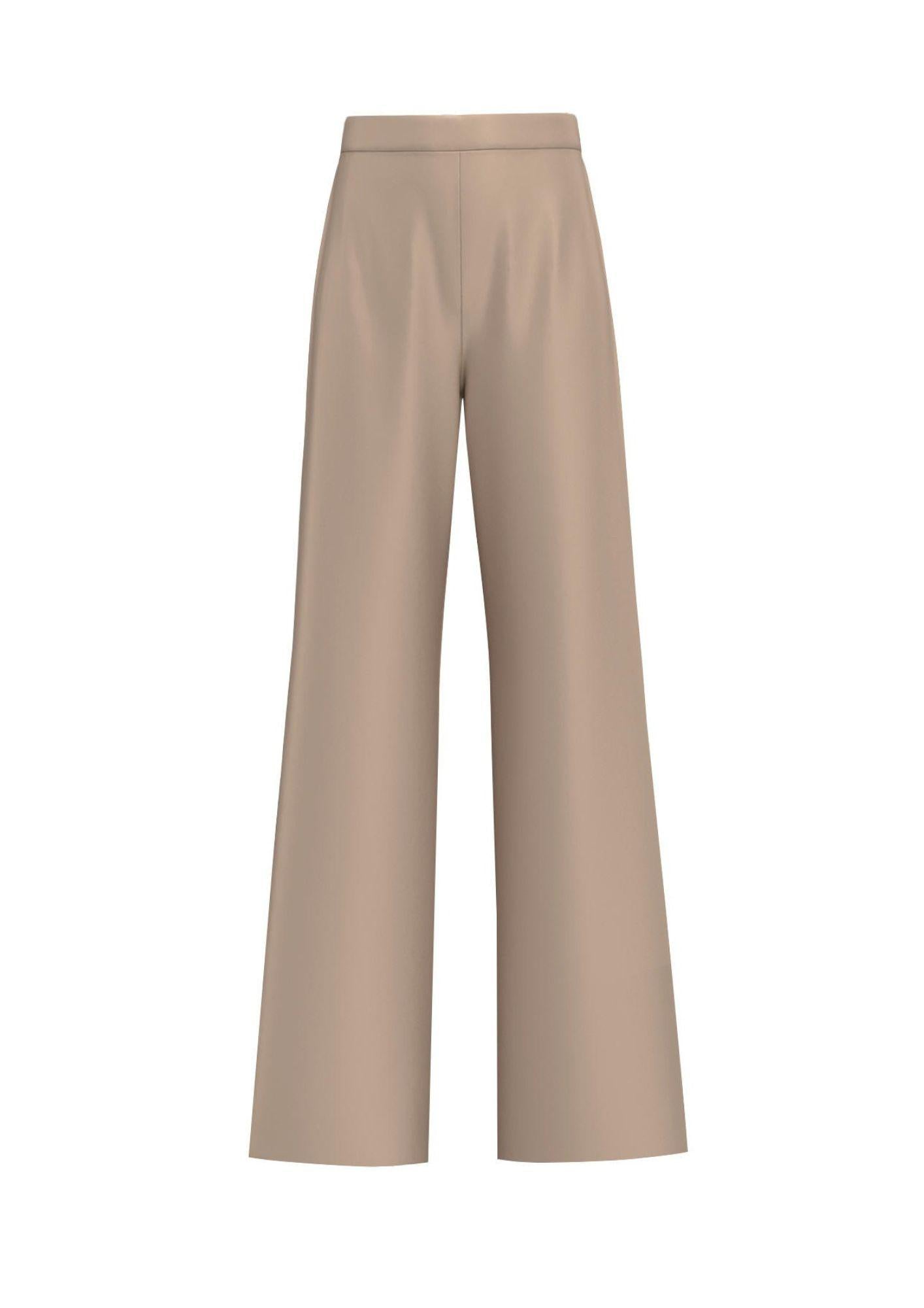 Emme Marella Pantalone Donna Ermanna Beige Pietra - Santangelo