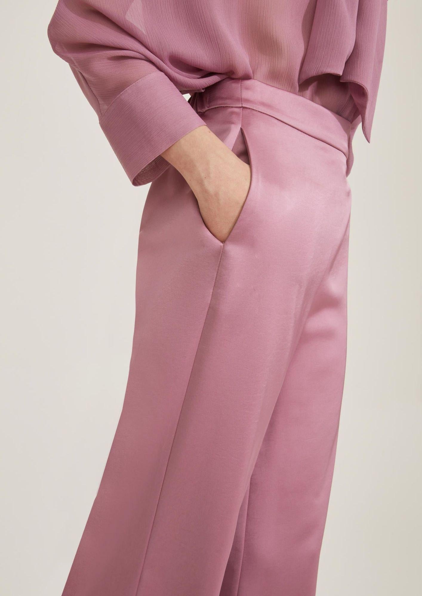 Emme Marella Pantalone Donna Ermanna Rosa Malva - Santangelo