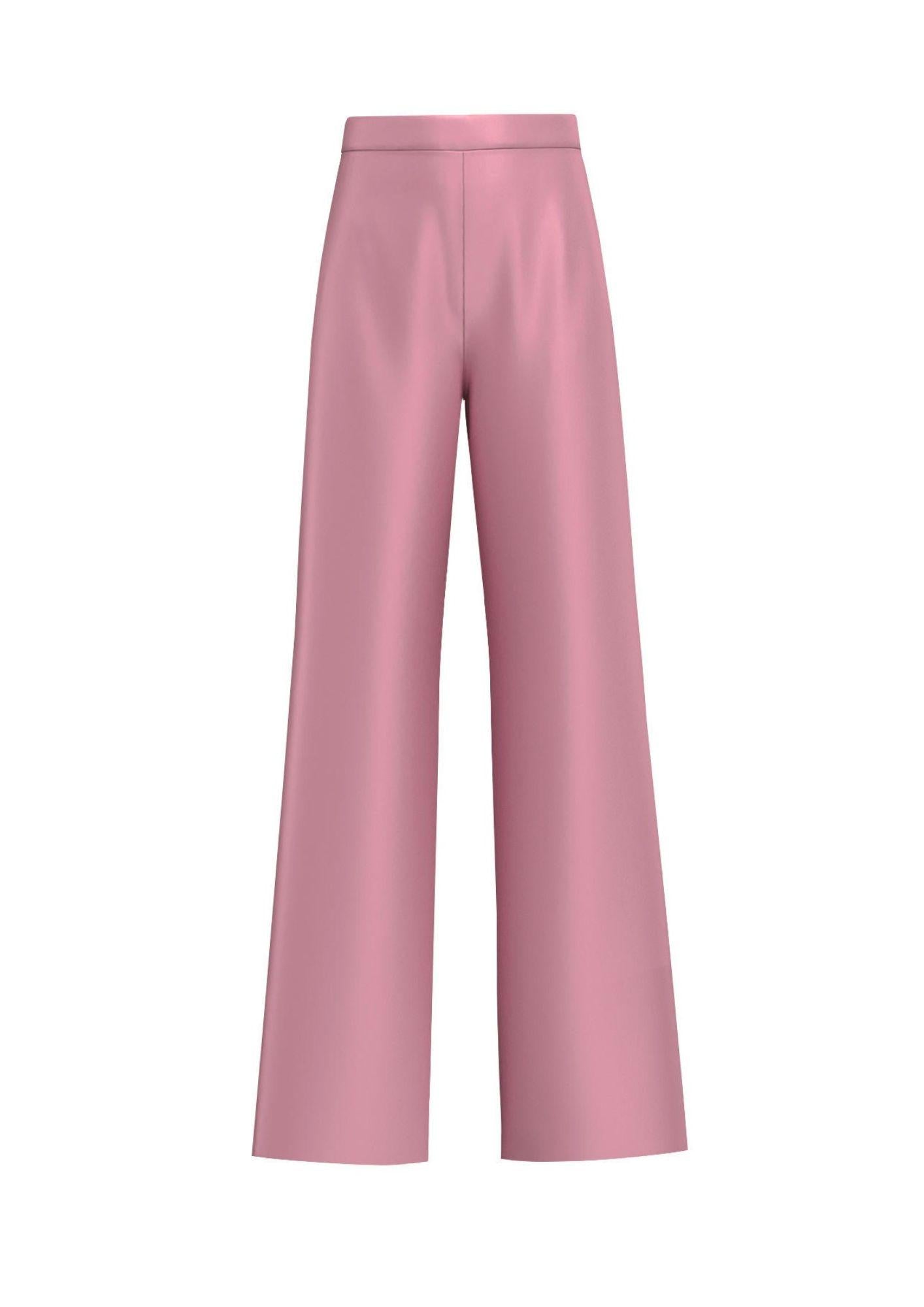Emme Marella Pantalone Donna Ermanna Rosa Malva - Santangelo