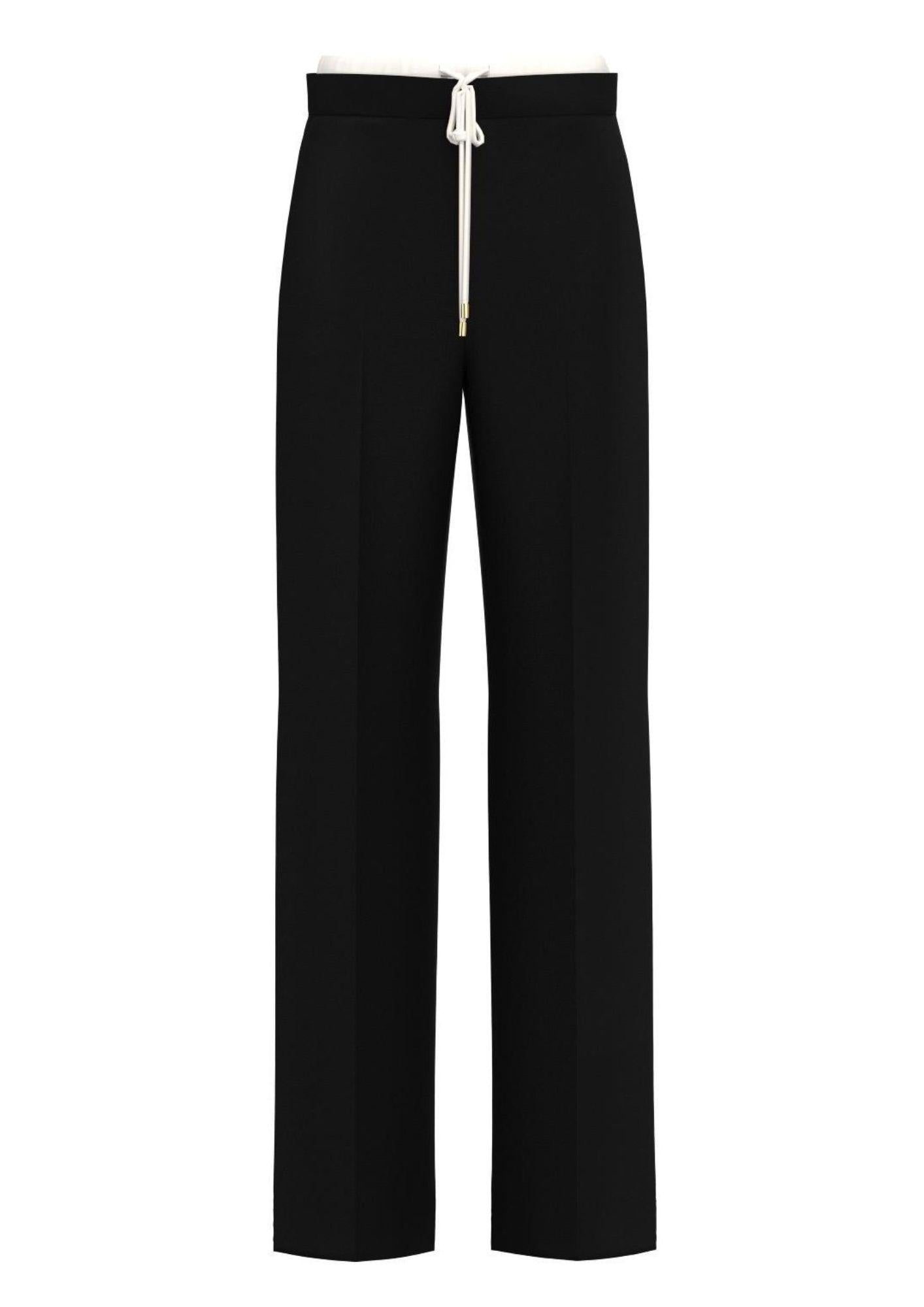 Emme Marella Pantalone Donna Firenze Nero - Santangelo