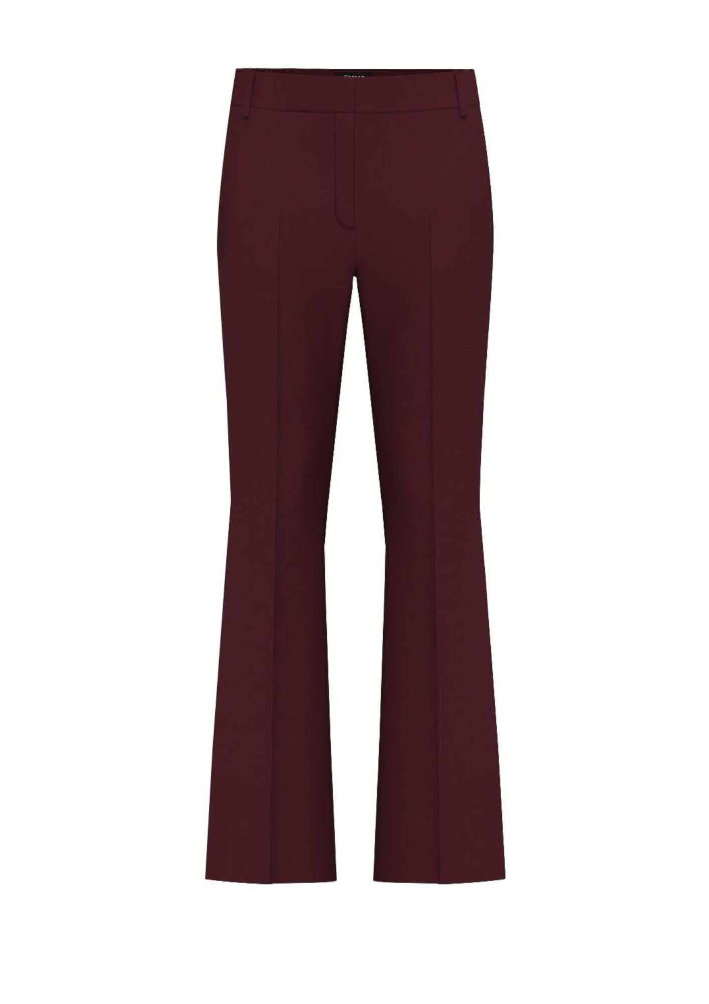 Emme Marella Pantalone Donna Flare Bordeaux - Santangelo