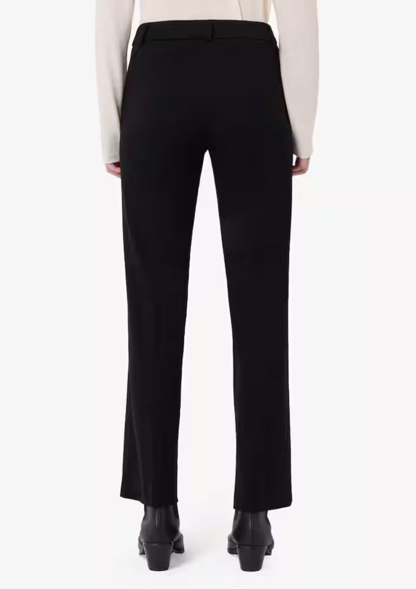Emme Marella Pantalone Donna Flare Nero - Santangelo
