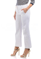 Emme Marella Pantalone Donna Footing Bianco Latte - Santangelo