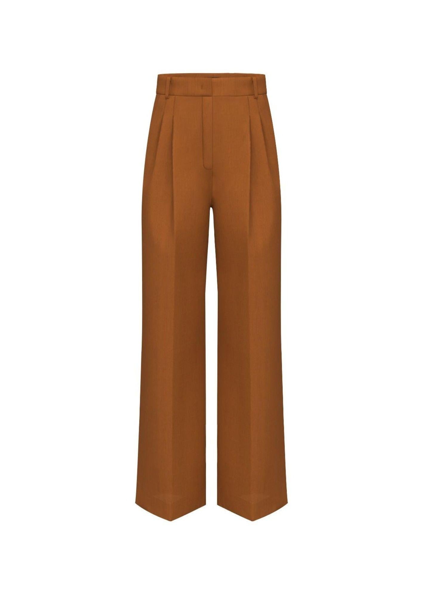 Emme Marella Pantalone Donna Morina Marrone Coccio - Santangelo