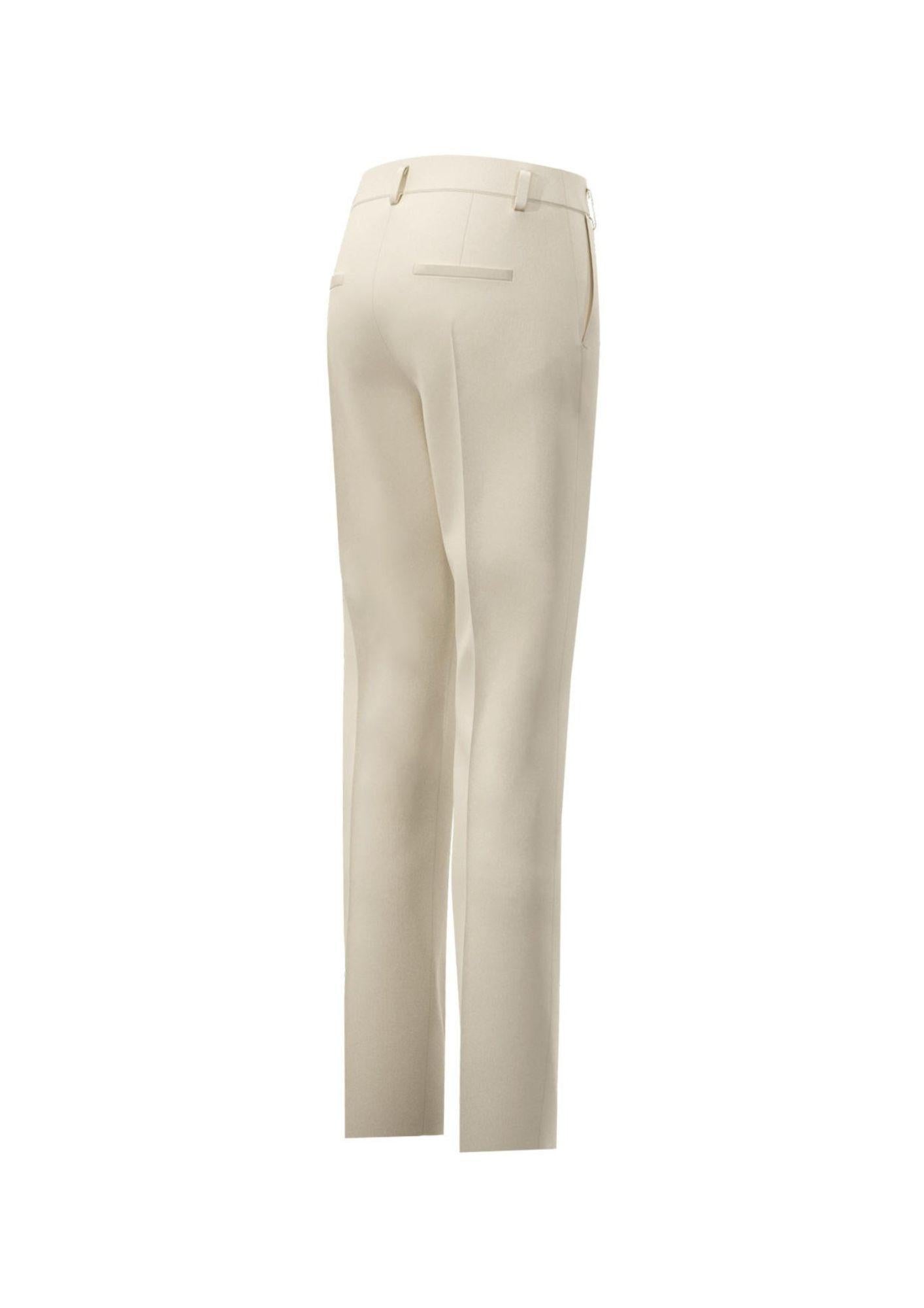 Emme Marella Pantalone Donna Nolana Bianco Burro - Santangelo