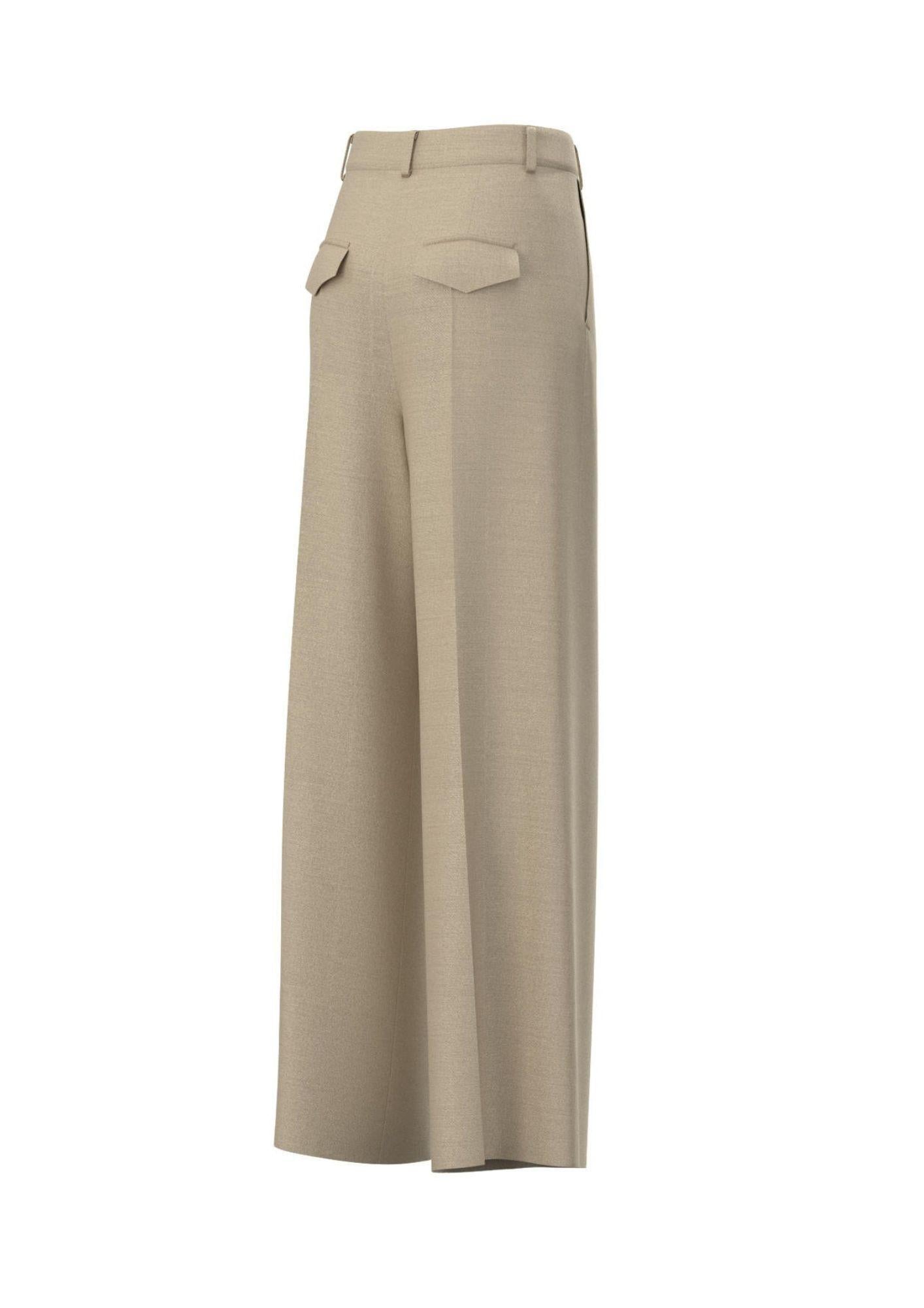 Emme Marella Pantalone Donna Pianosa Beige - Santangelo