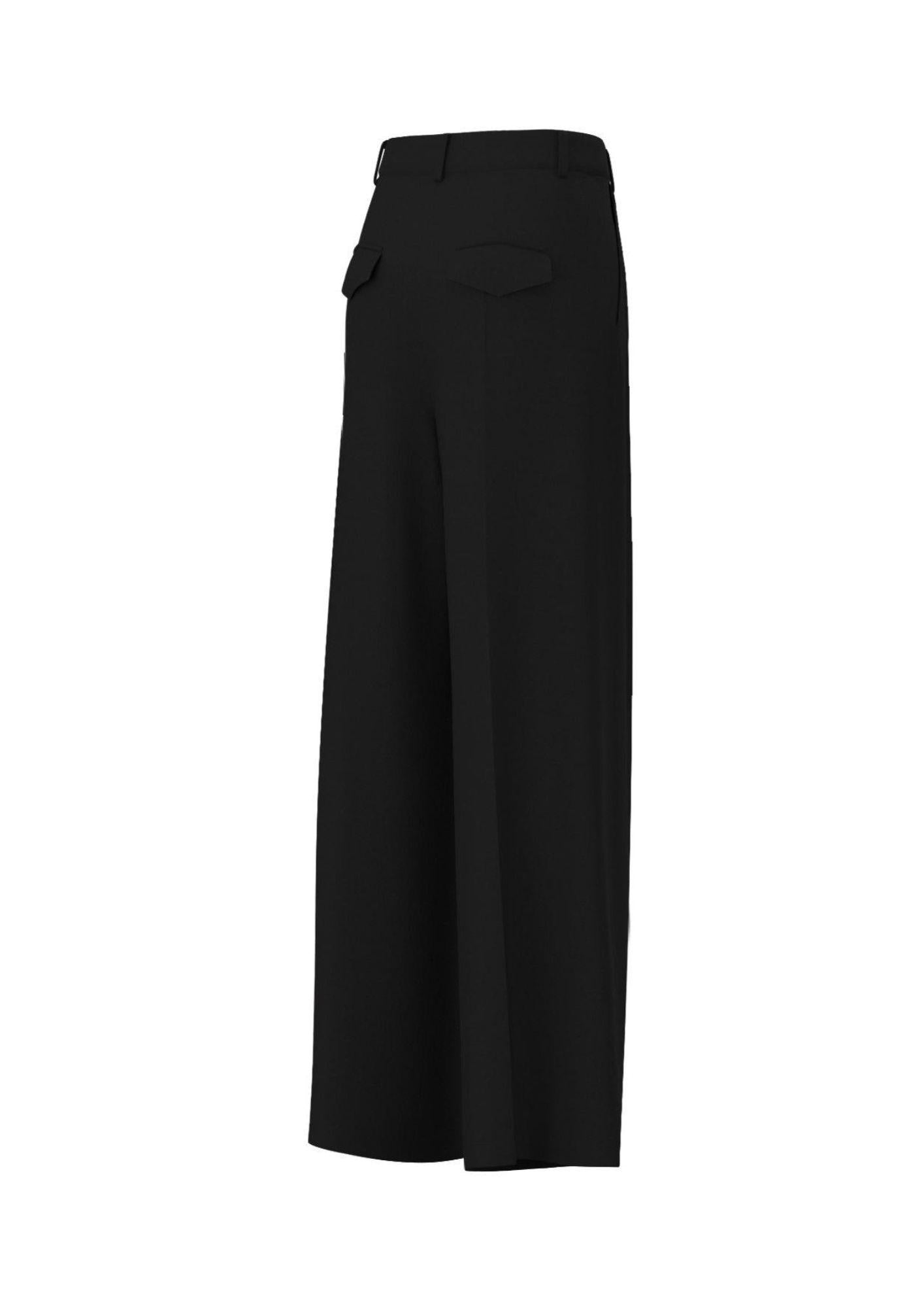 Emme Marella Pantalone Donna Pianosa Nero - Santangelo