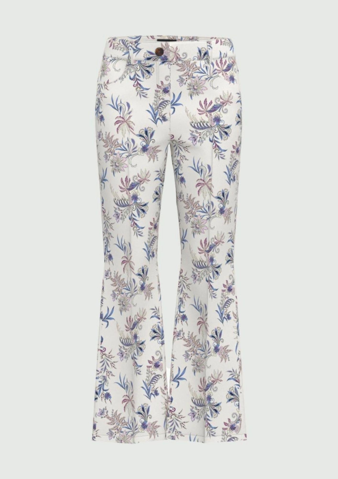 Emme Marella Pantalone Donna Rail Bianco - Santangelo