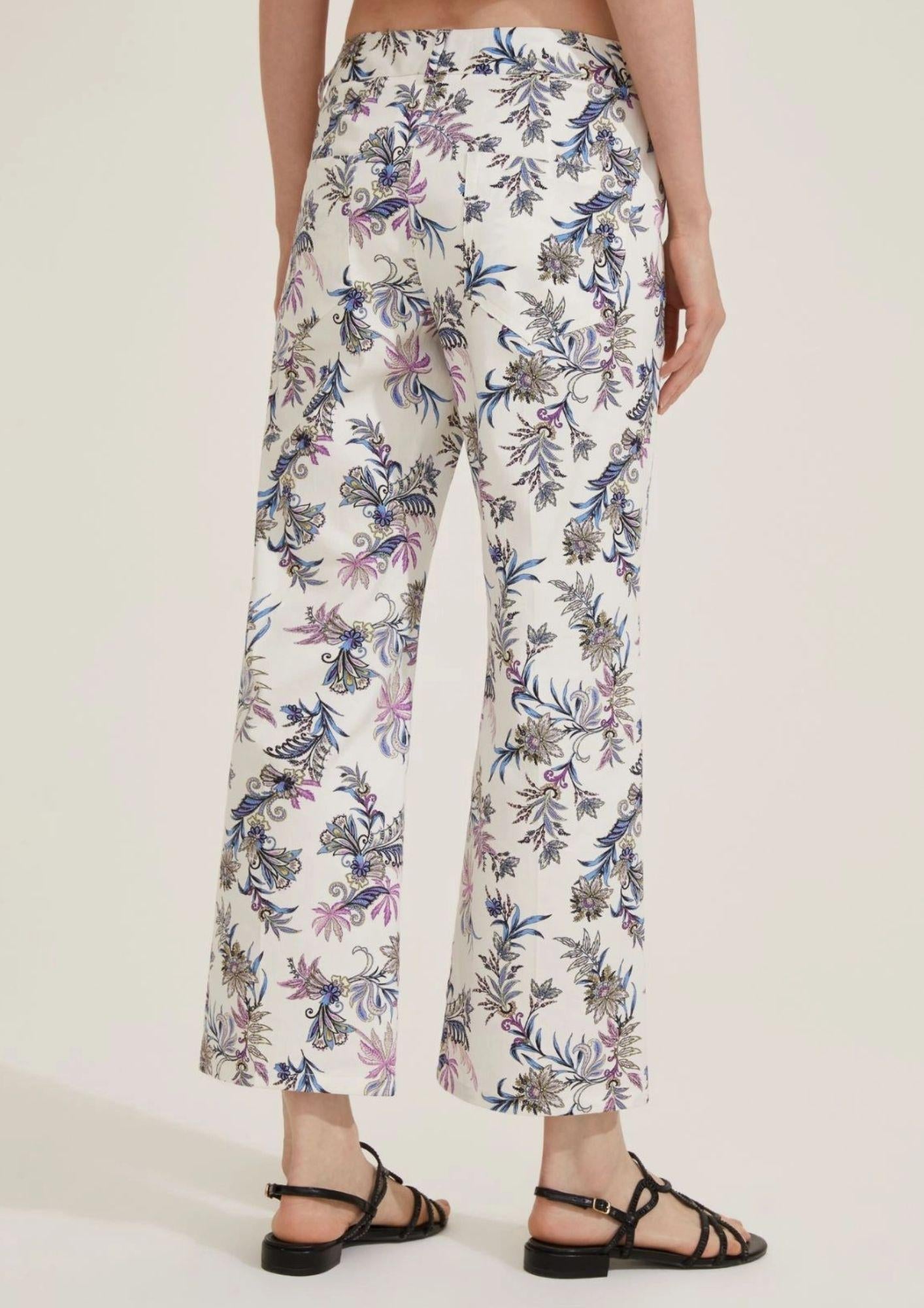 Emme Marella Pantalone Donna Rail Bianco - Santangelo