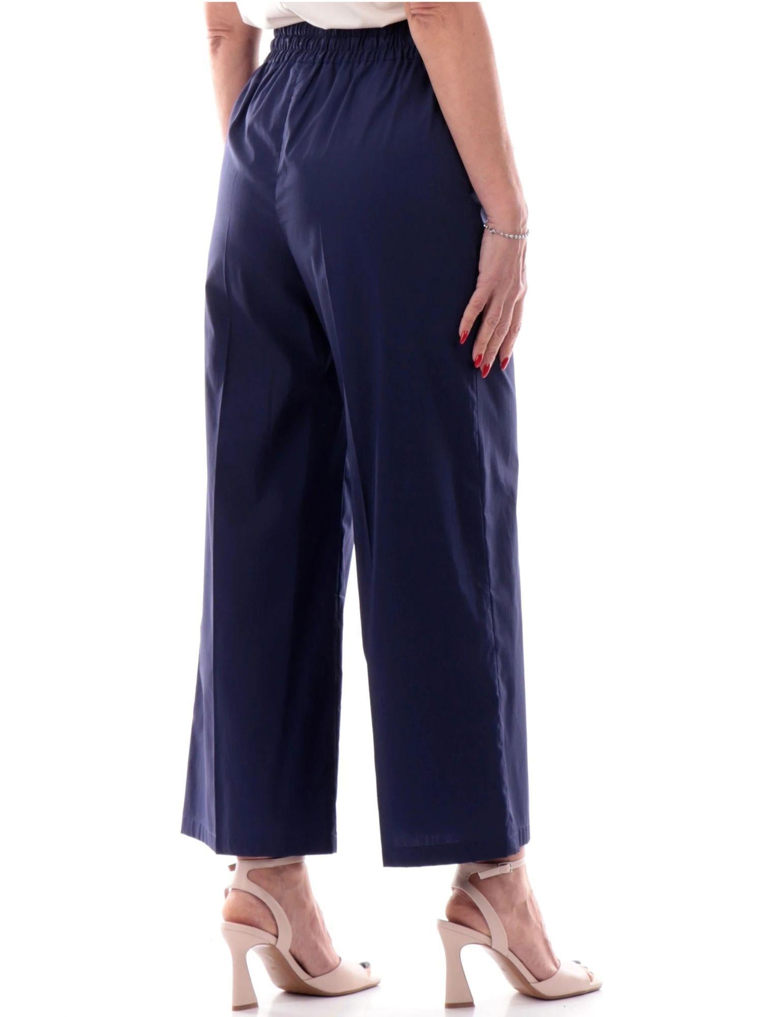 Emme Marella Pantalone Donna Valette Blu - Santangelo