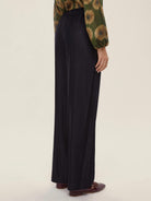 Emme Marella Pantalone in velluto a coste Isotta Donna Blu - Santangelo