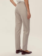 EMME MARELLA Emme Marella Pantalone slim fit in flanella Calcio Donna Sabbia Pantalone