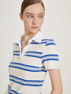 Emme Marella Polo Donna Dinar Bianca Bouganville - Santangelo