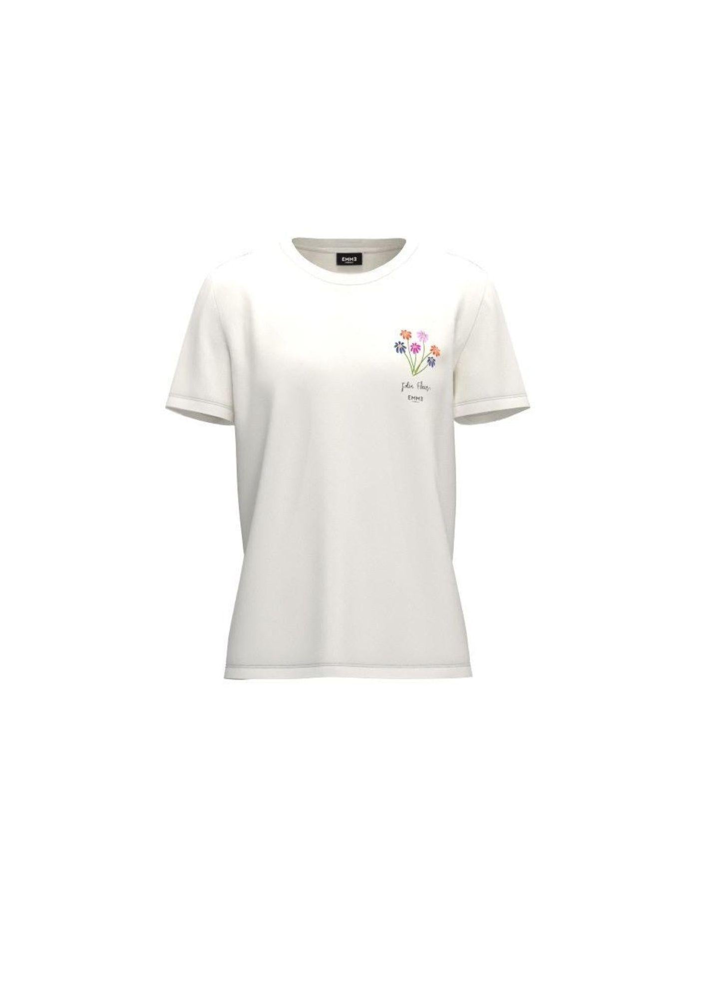 Emme Marella T-Shirt Cappero Donna Bianco - Santangelo