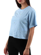 Emme Marella T-Shirt Donna Addirsi Azzurra - Santangelo