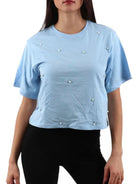 Emme Marella T-Shirt Donna Addirsi Azzurra - Santangelo