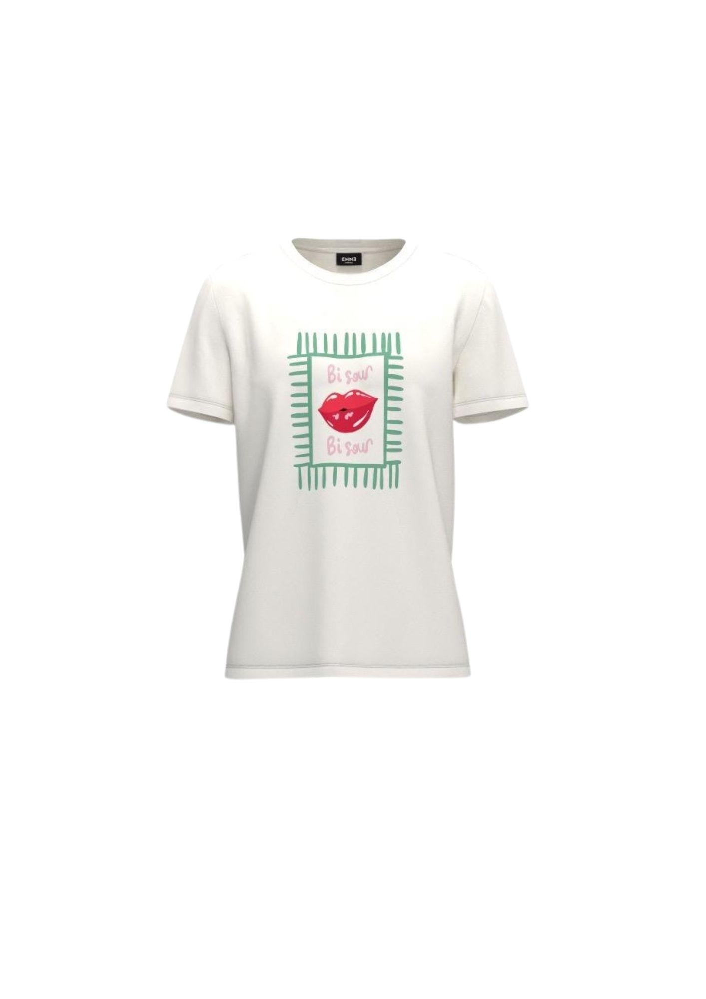 Emme Marella T-Shirt Donna Cappero Bianco - Santangelo