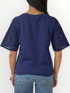 Emme Marella T-Shirt Donna Eger Blu - Santangelo