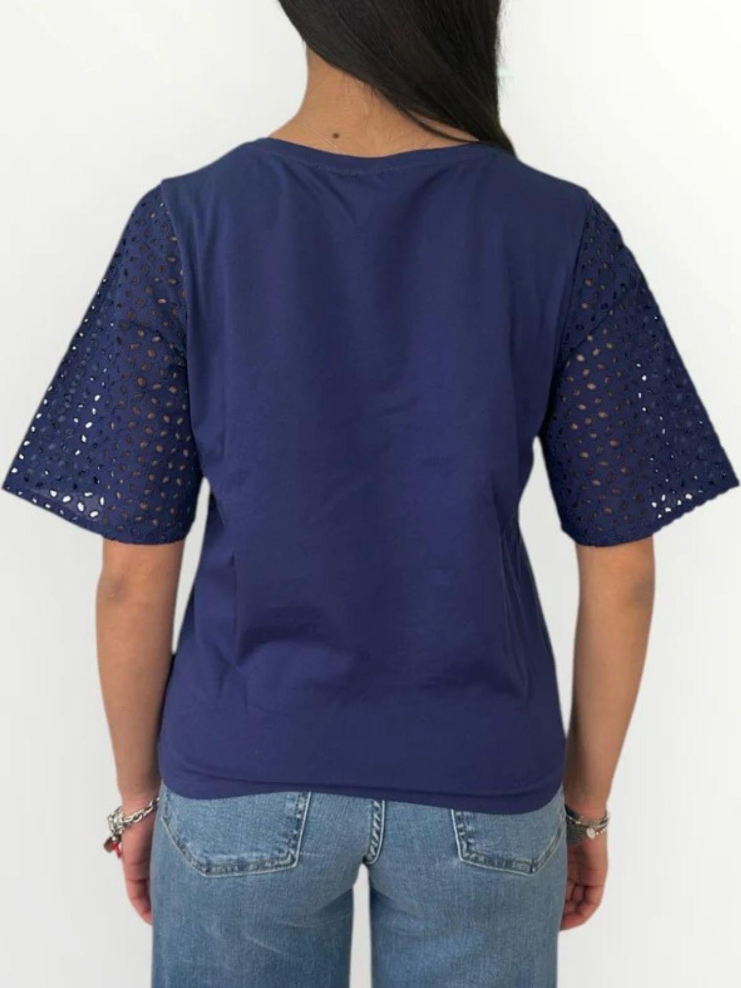 Emme Marella T-Shirt Donna Eger Blu - Santangelo
