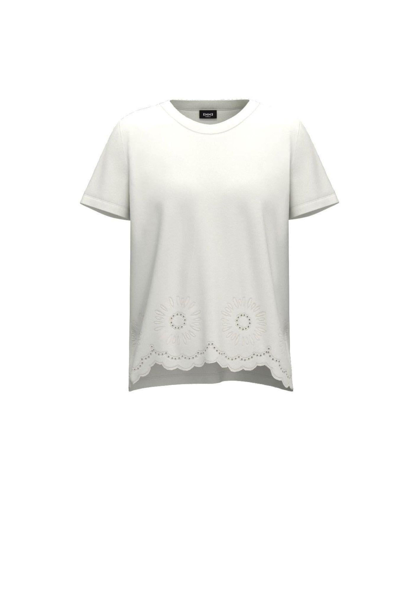 Emme Marella T-Shirt Donna Sfogo Bianco Burro - Santangelo